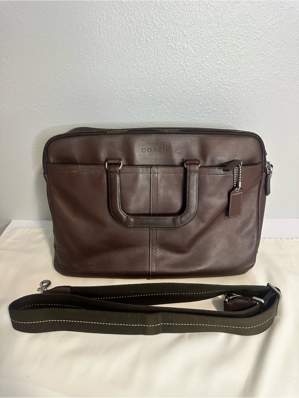 Coach Lexington Leather Commuter Briefcase Style F70707